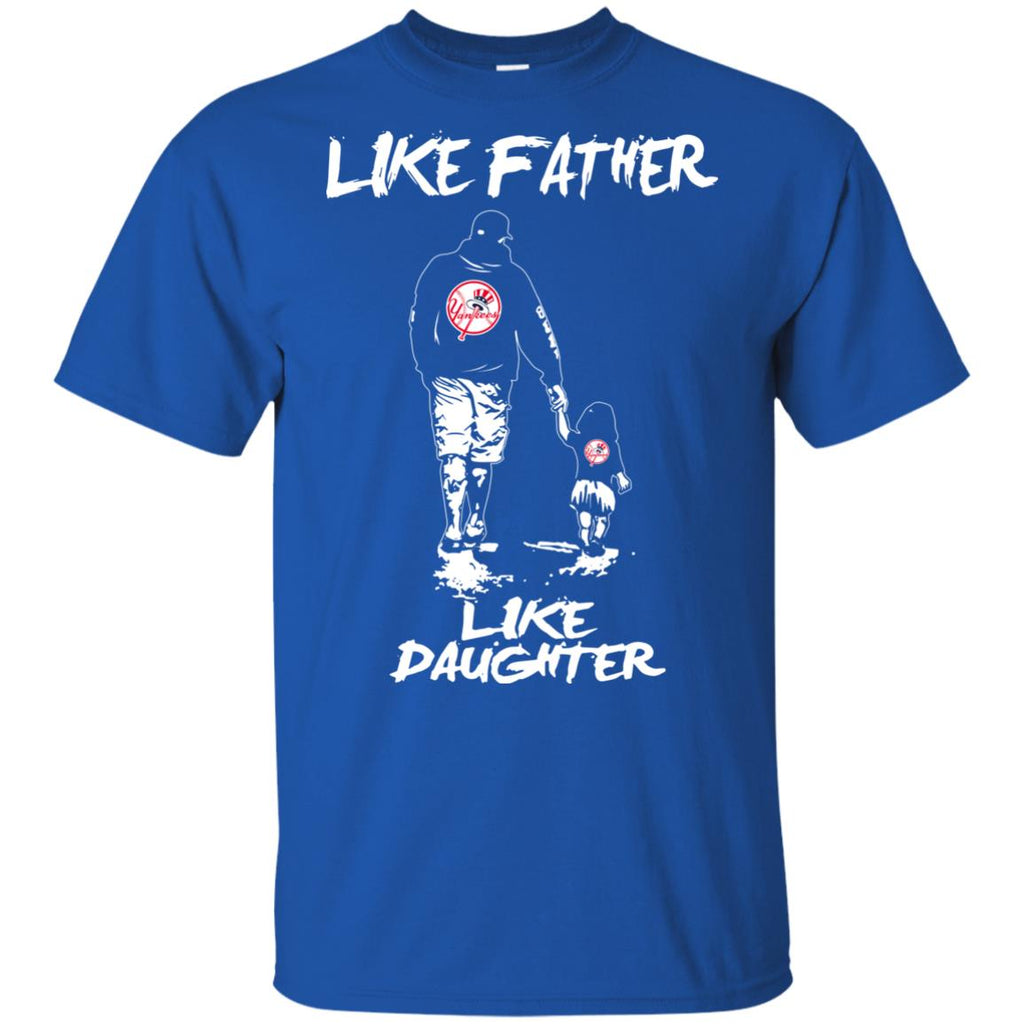 father daughter yankee shirt