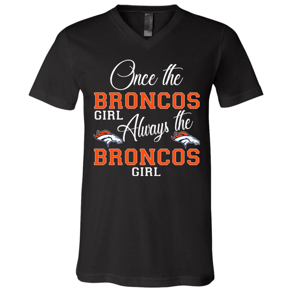 Always The Denver Broncos Girl T Shirts 