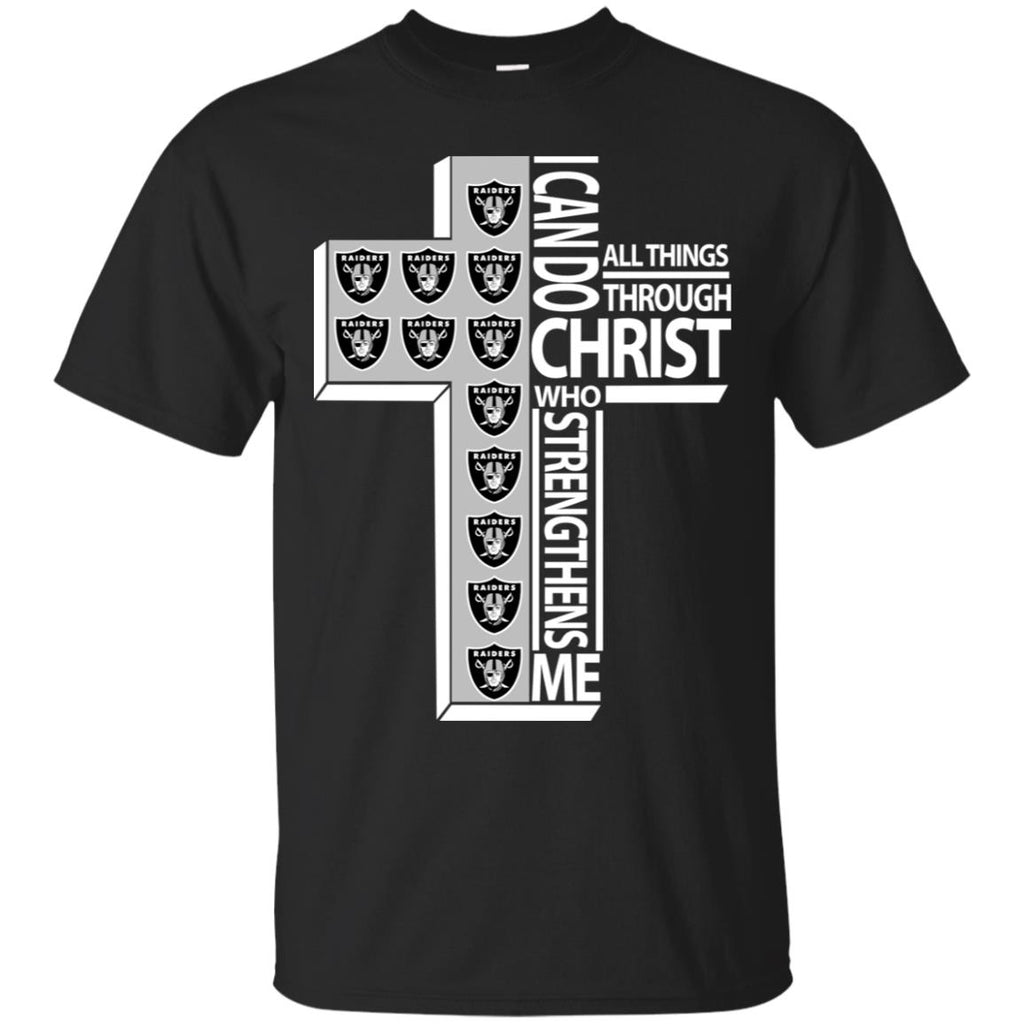 I Can Do All Things Through Christ Oakland Raiders T Shirts – Best ...