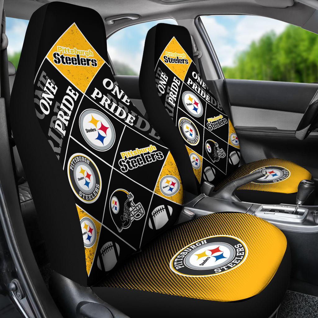 Pittsburgh Steelers Car Seat Covers Custom Car Accessories For Fan - Car  Seat Covers set of 2 / Univer… in 2023