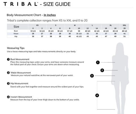 Tribal Size Guide | Fashionista
