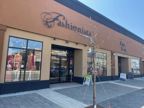 Fashionista store front- Street view- Grande Prairie Alberta Boutique
