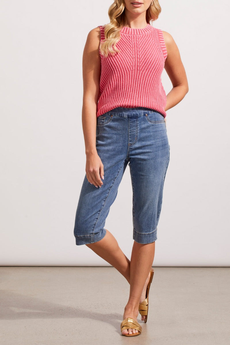 Tribal Pull-on Kick Flare Capri