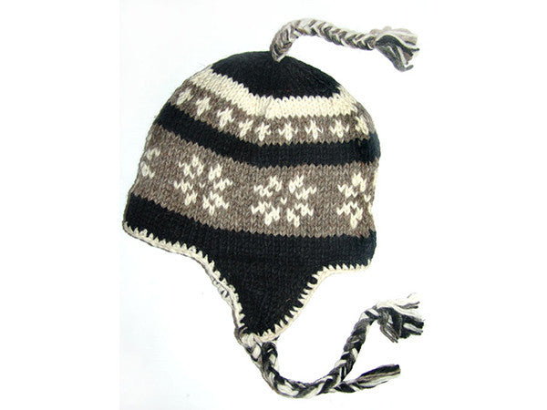 Sherpa Tibetan Hand Knitted Woolen Winter Hat – Potala Tibetan Store