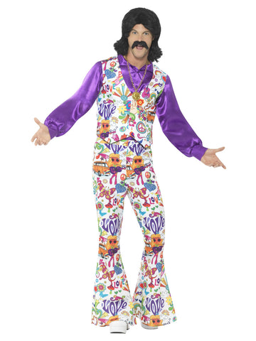 Men's 1960s Groovy Hippie Costume