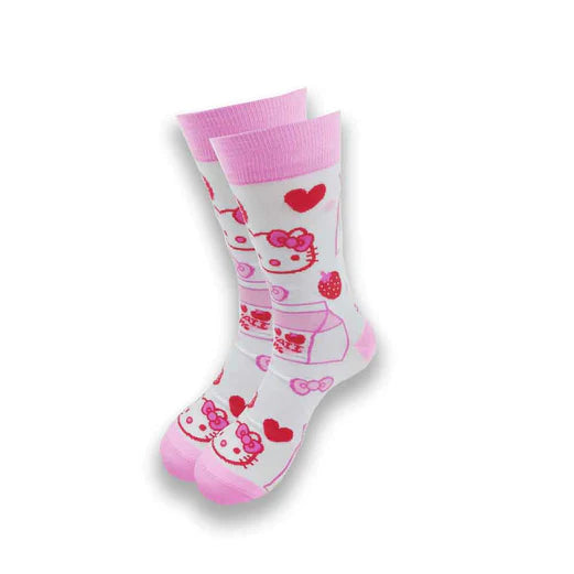 Hello Kitty Strawberry Milk Socks
