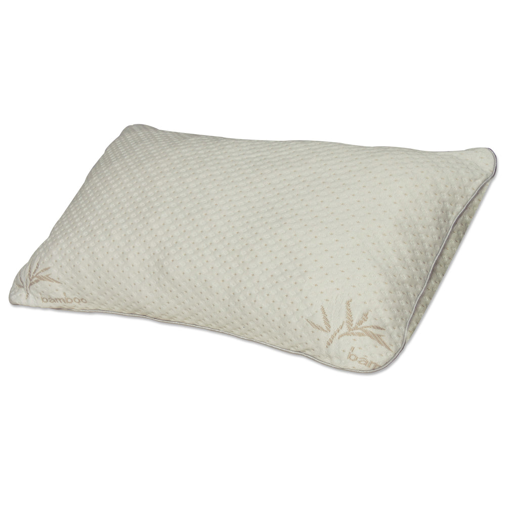 For Living Ergonomic Ventilated Memory Foam Pillow with Coolmax Cover,  Standard, 25-in x 16-in