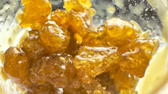 Diamonds with terpene sauce