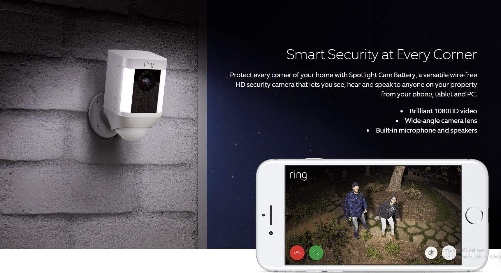 ring battery spotlight camera