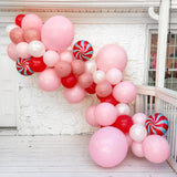 On Christmas We Wear Pink Balloon Garland Kit