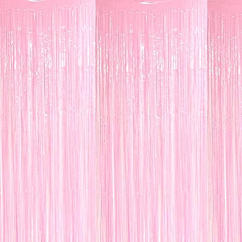 Pink Tinsel Fringe Garland – CelebrateXOXO