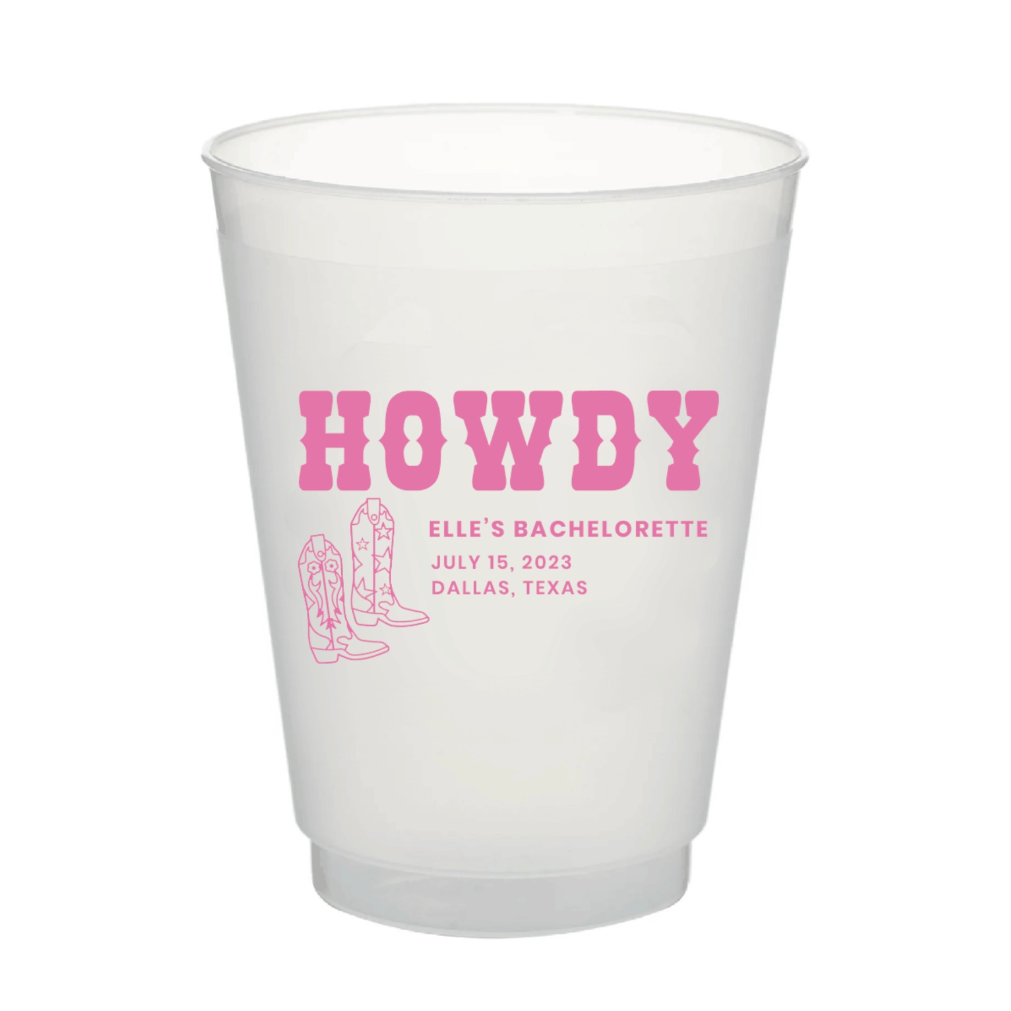 Last Rodeo Howdy Personalized Foam Cups For Bachelorette Party - Yahoo  Shopping