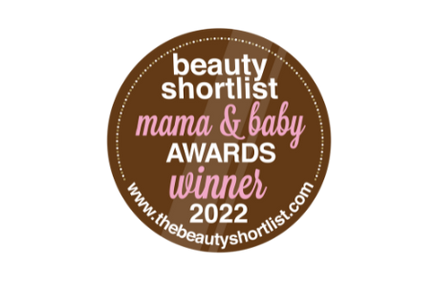 The Beauty Shortlist Mama and Baby  2022 Awards Badge