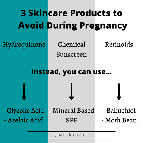 3 skincare products to avoid during pregnancy