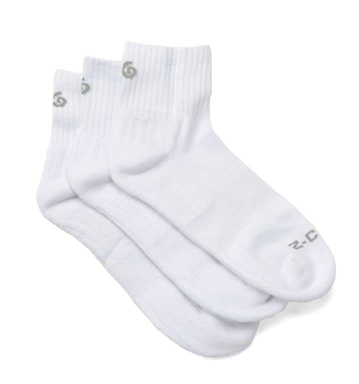 Z-CoiL Comfort Socks - Ankle White | Comfortable Socks for Running