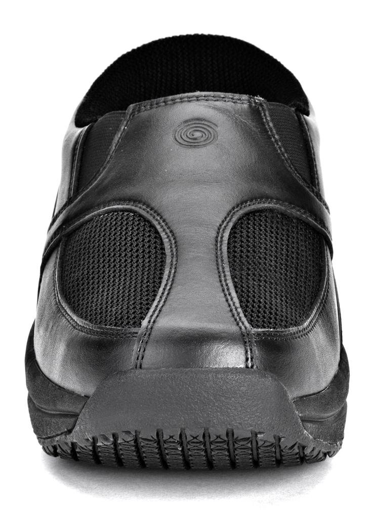 Zueco Black Open Spring CoiL Slip Resistant Sole | Comfortable Clog
