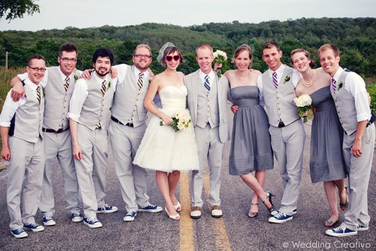 black tie casual wedding