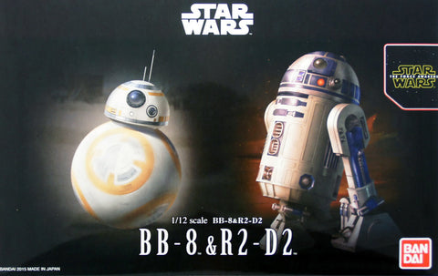 Bandai Star Wars 1/12 Scale - BB-8 & R2-D2 – R4LUS