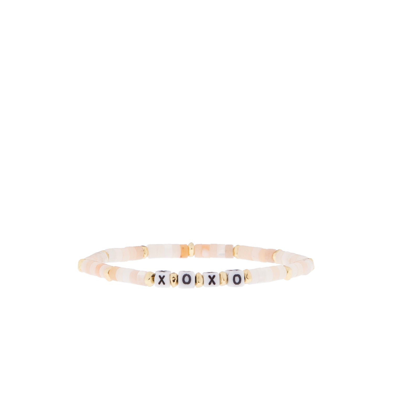 natural stone beaded XOXO stretch Schiff, LLC – Marlyn bracelet