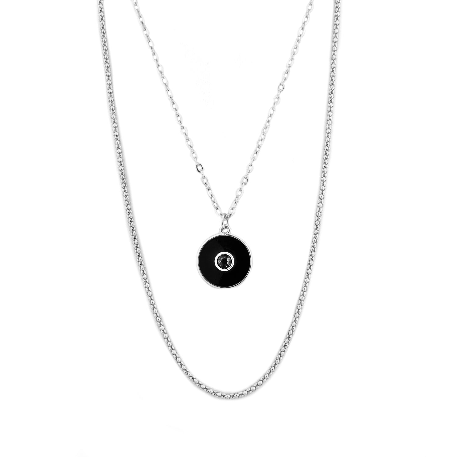 sterling lock necklace – Marlyn Schiff, LLC