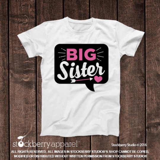 big sister announcement shirt