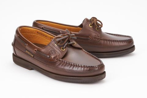 Mephisto Men's Hurrikan Boat Shoe, Dark Brown – Mephisto Shoes Northwest