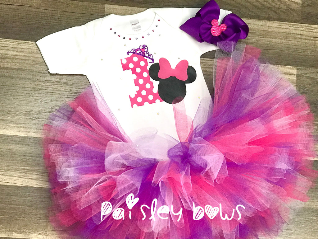 1st birthday princess tutu set