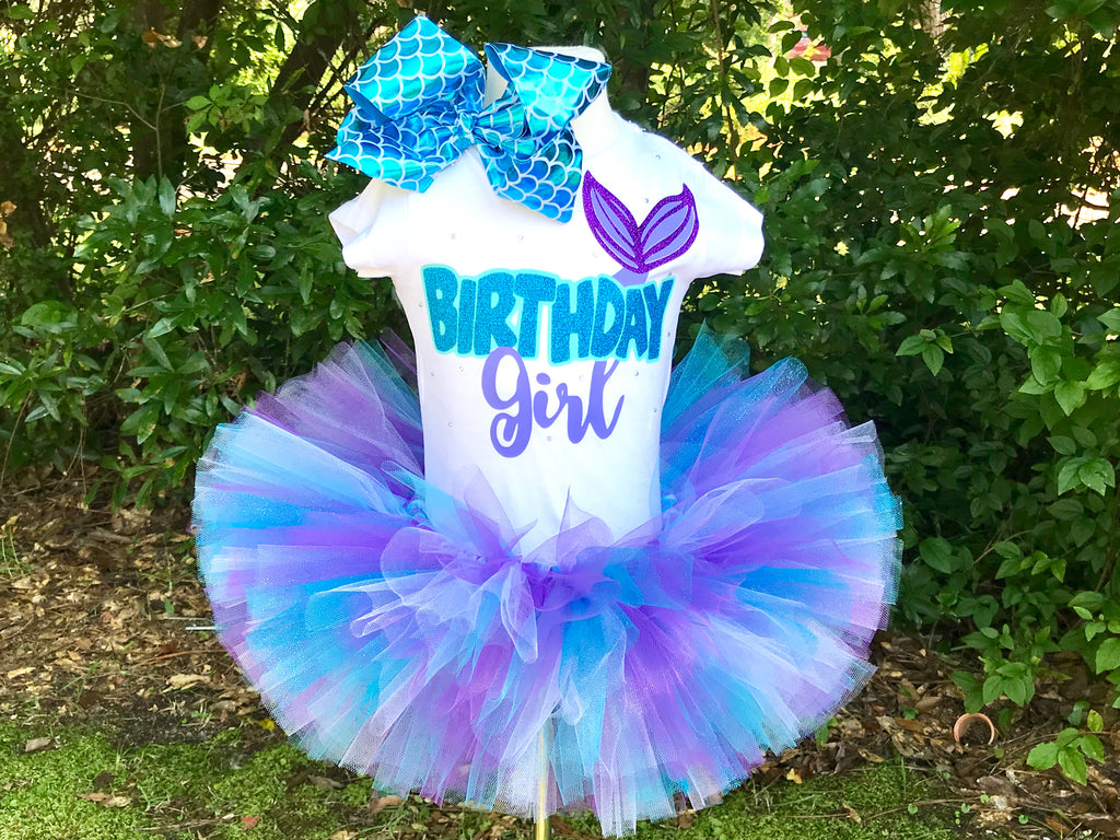 mermaid birthday girl outfit