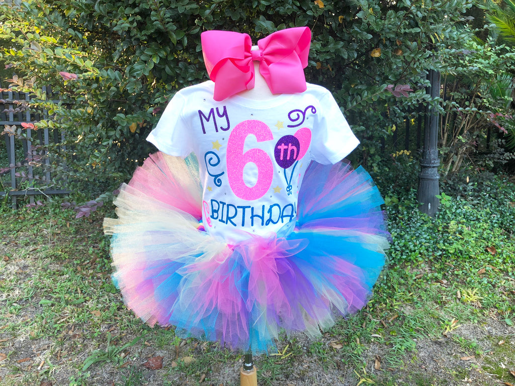 birthday shirt and tutu