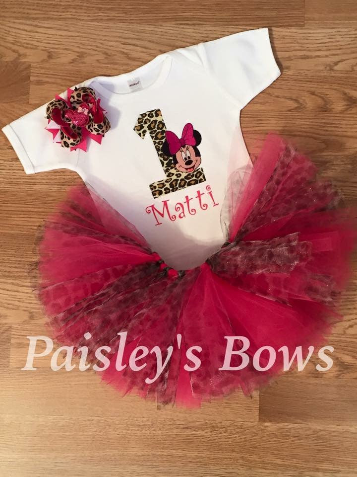 minnie mouse tutu first birthday