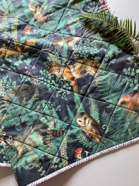 Moody Forest Wholecloth Quilt - Made to Order