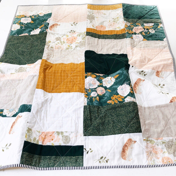 Gather Floral Patchwork Quilt