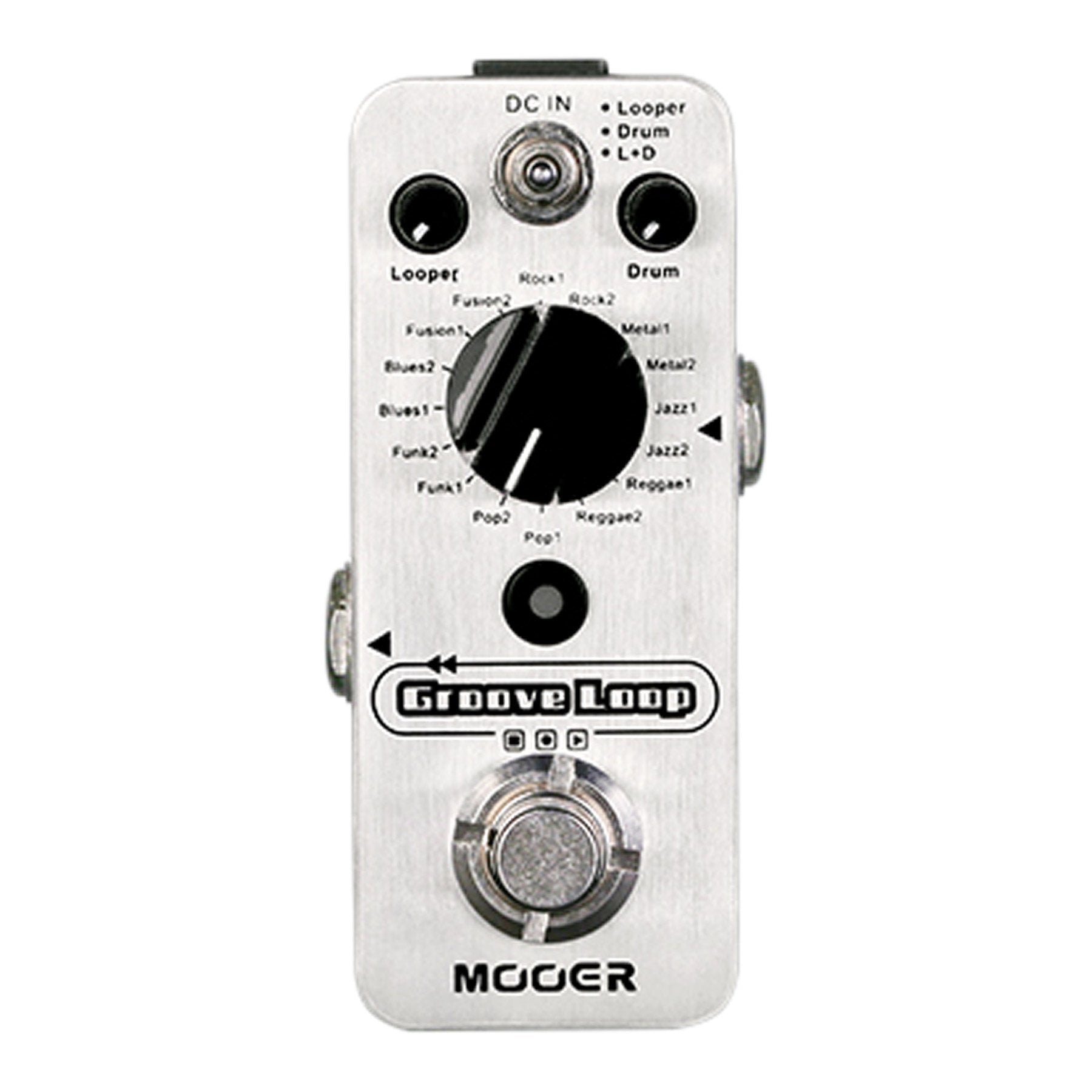 mooer audio micro drummer digital drum machine pedal