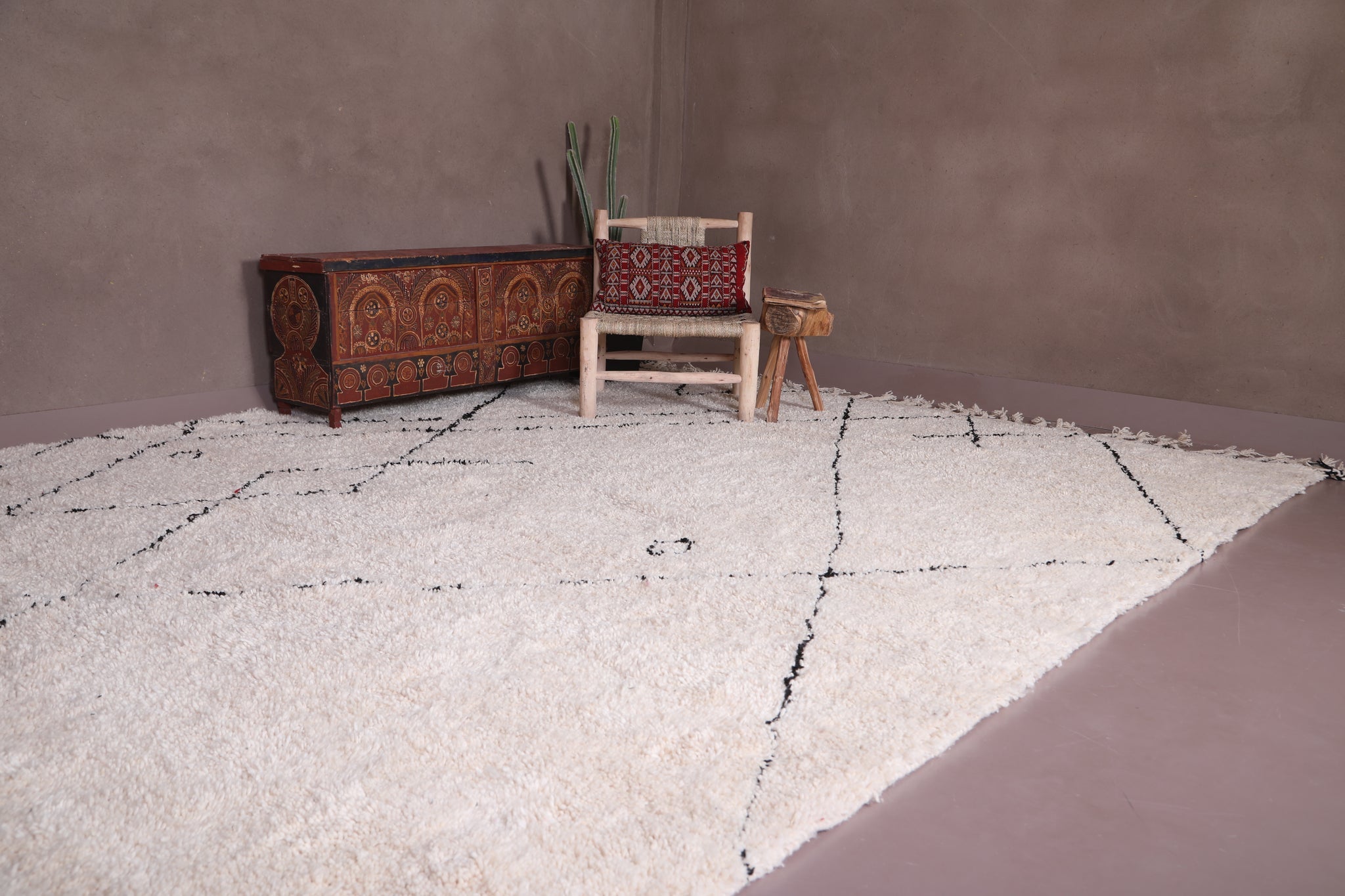 Moroccan decor rug