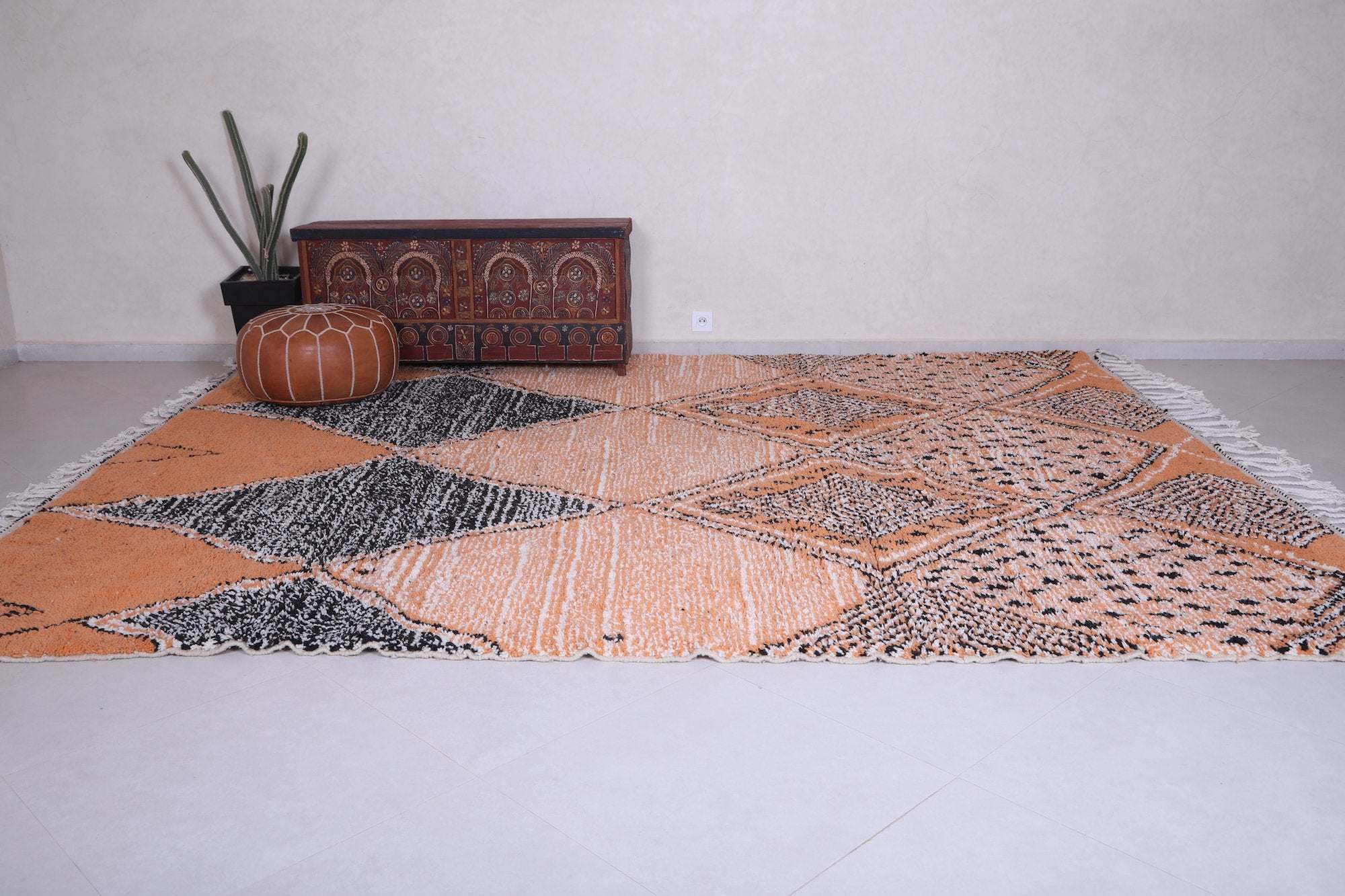 moroccan orange rug