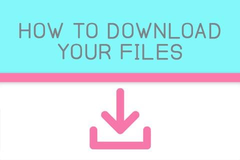 How to download your files - Troubleshooting | Chameleon Cuttables LLC