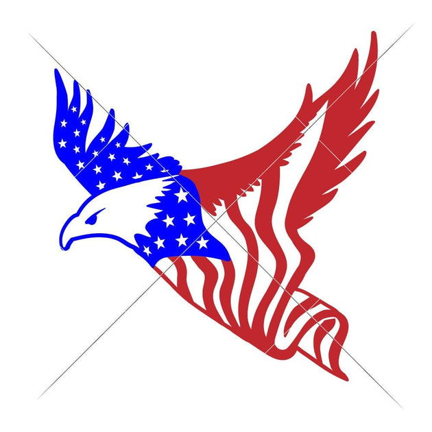 Download American Eagle Flag svg png dxf eps | Chameleon Cuttables LLC