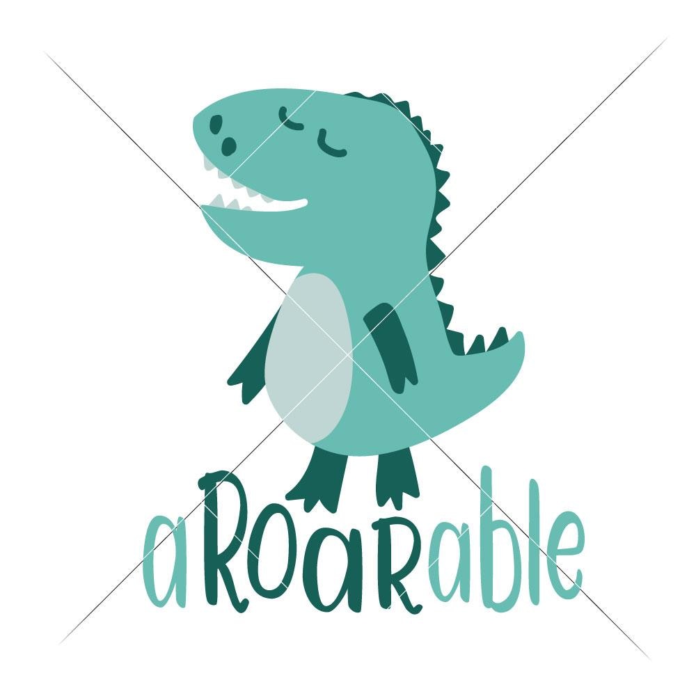 Download aROARable Dinosaur for Baby Boy Toddler svg png dxf eps ...