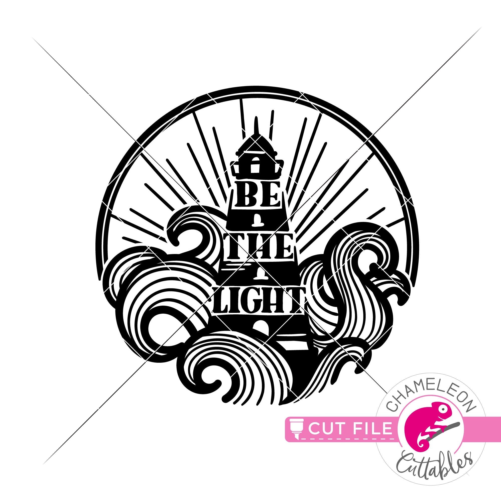 Download Be the light lighthouse circle svg png dxf eps jpeg ...