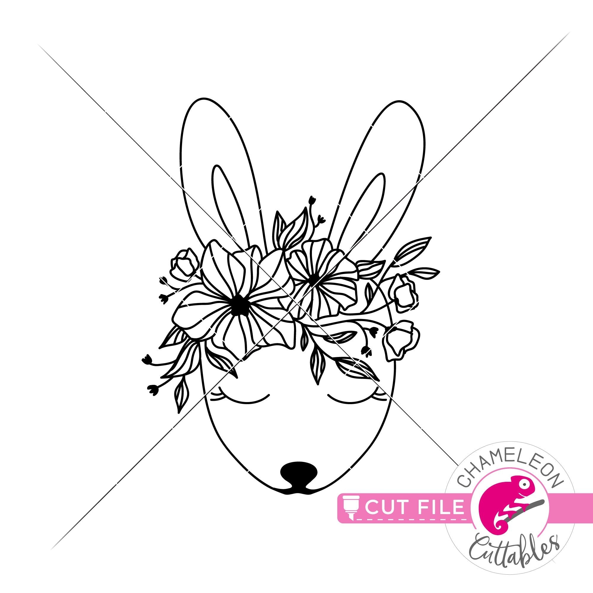 Download Dxf Cameo File For Cricut Spring Flower Svg Png Silhouette Eps Easter Bunny Svg Clip Art Art Collectibles