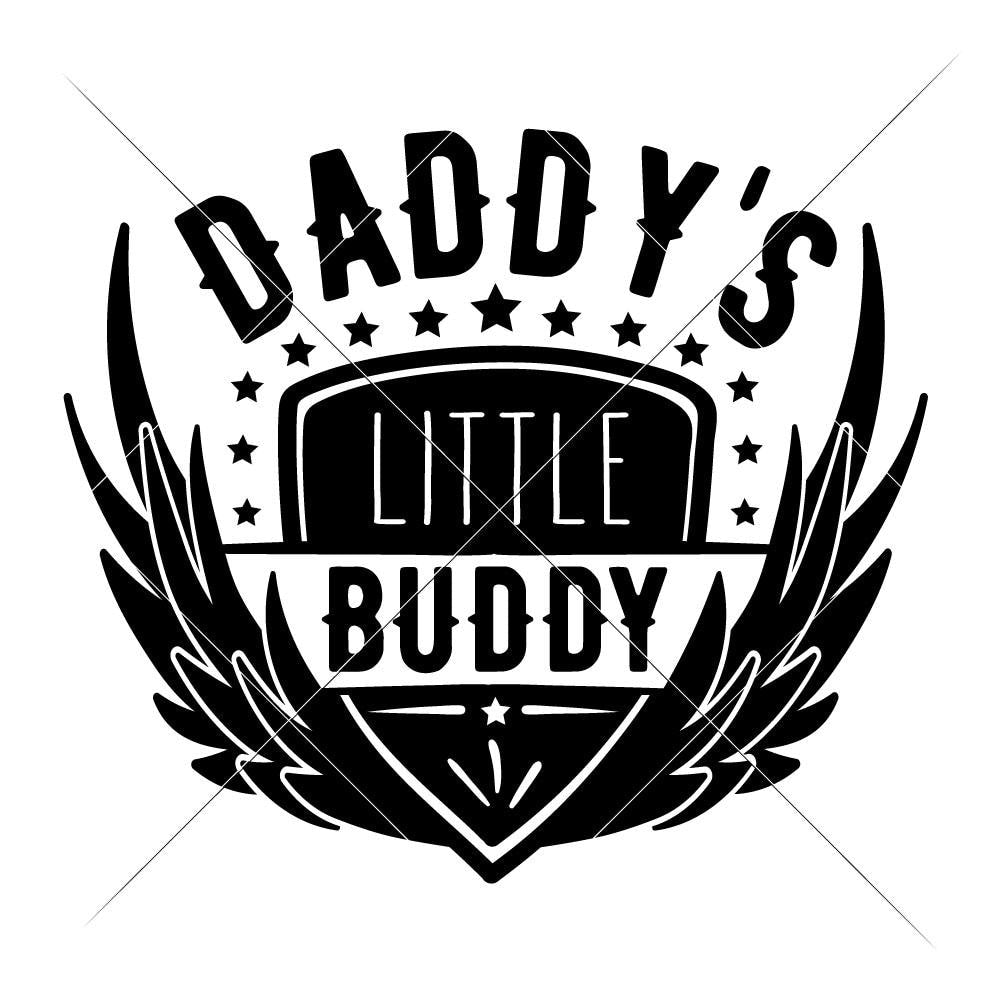 Download Daddy's little Buddy svg png dxf eps | Chameleon Cuttables LLC