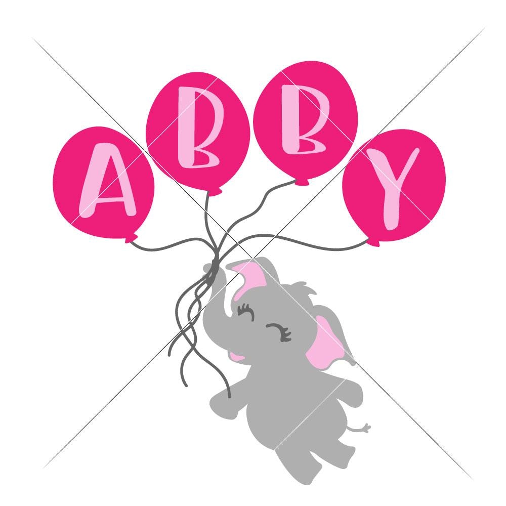 Free Free 346 Elephant With Balloon Svg SVG PNG EPS DXF File