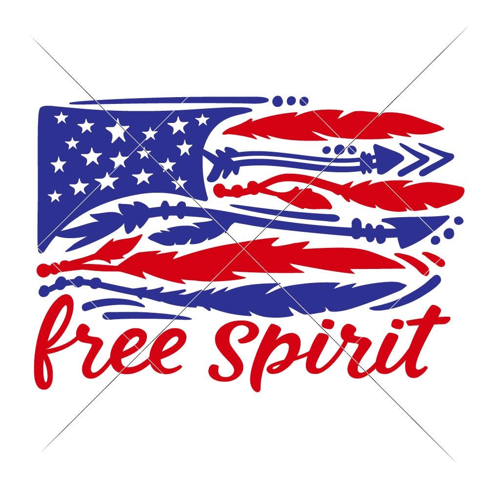 Free Spirit Flag With Feathers And Arrows Svg Png Dxf Eps Chameleon Cuttables Llc Chameleon Cuttables Llc