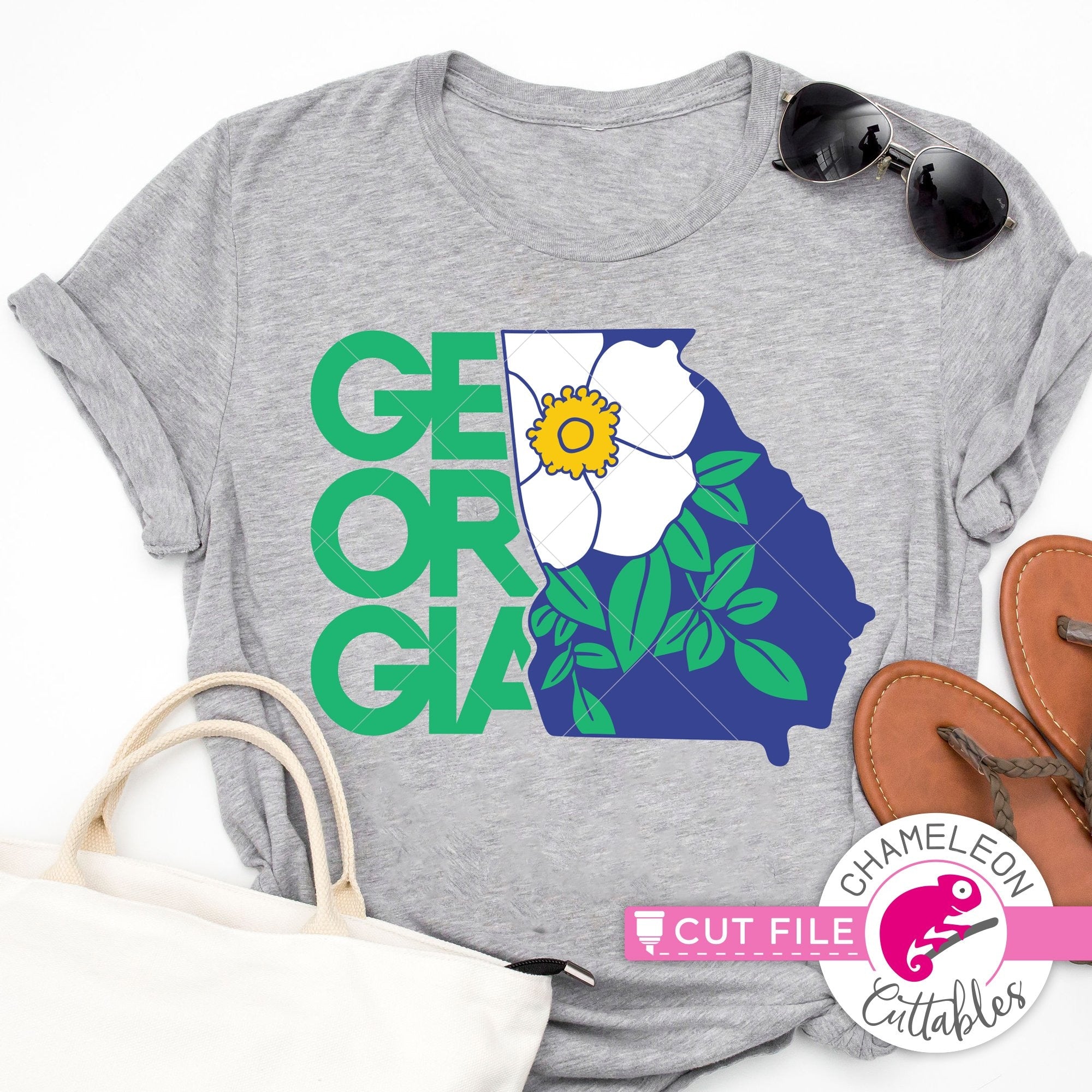 Download Georgia state flower Cherokee rose layered svg png dxf eps ...