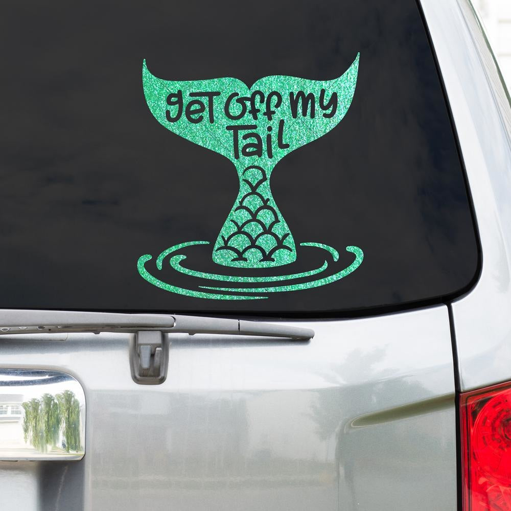 Download Get off my tail mermaid for car decal svg png dxf eps ...
