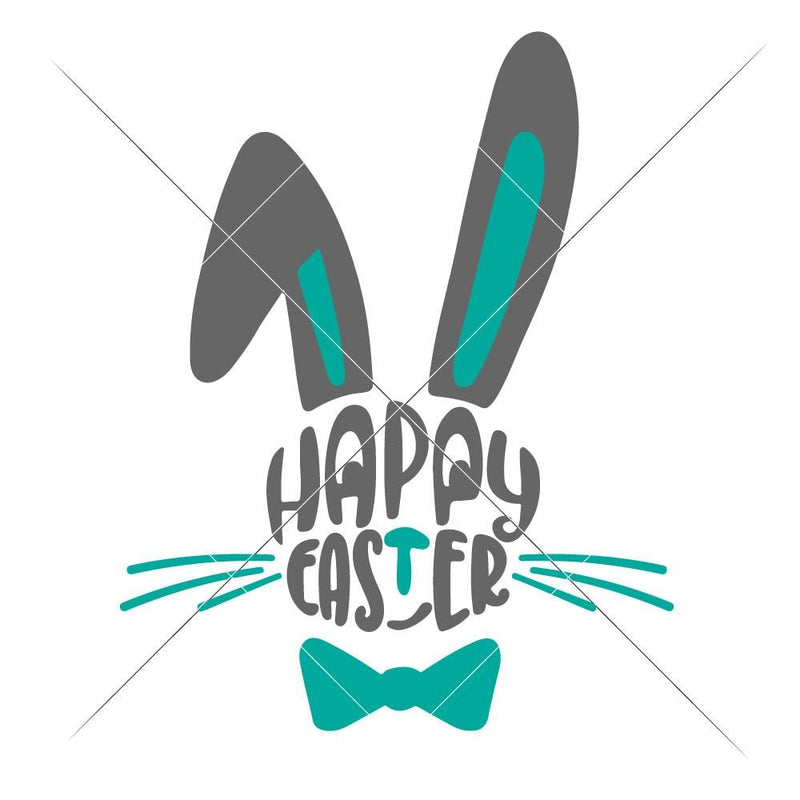 Download Happy Easter Bunny Face Boy Svg Png Dxf Eps Chameleon Cuttables Llc Chameleon Cuttables Llc