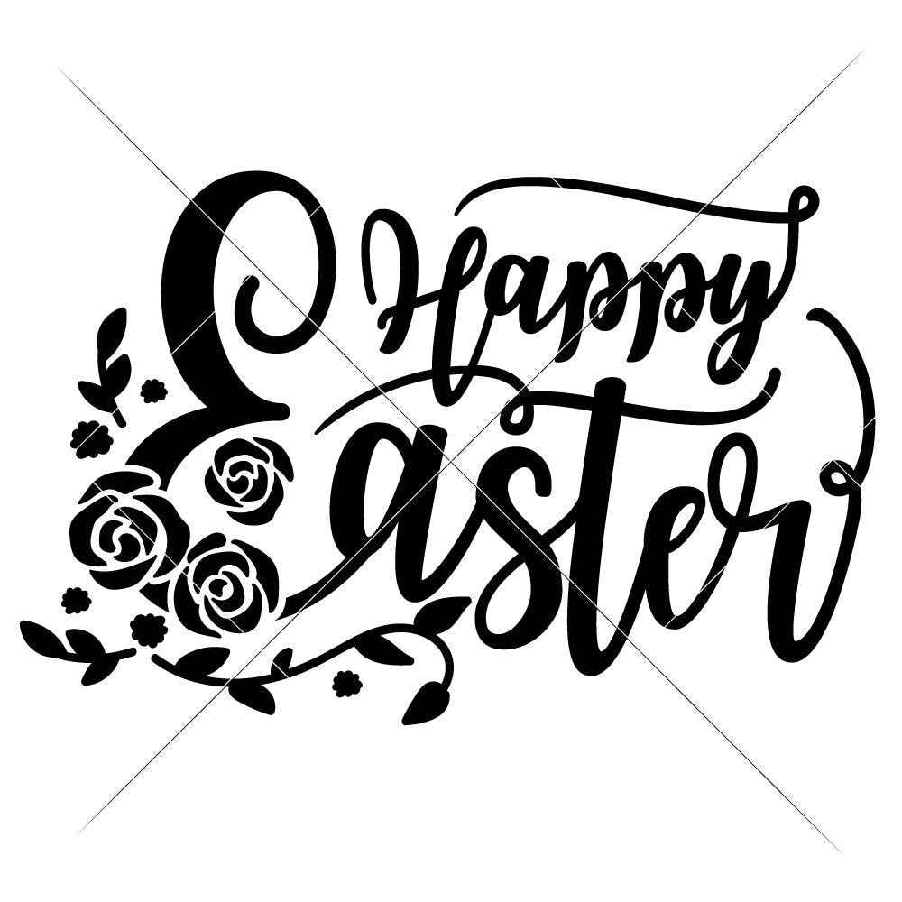 Download Happy Easter svg png dxf eps | Chameleon Cuttables LLC