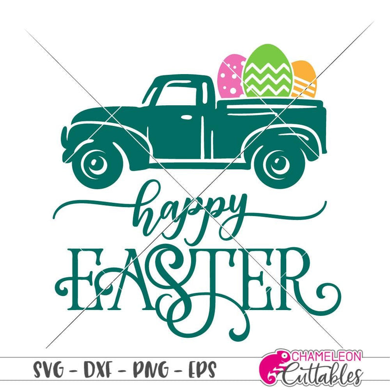 Free Free 195 Truck With Easter Eggs Svg SVG PNG EPS DXF File