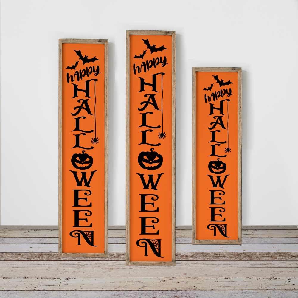 Download Happy Halloween Vertical For Door Sign Svg Png Dxf Chameleon Cuttables Llc Chameleon Cuttables Llc