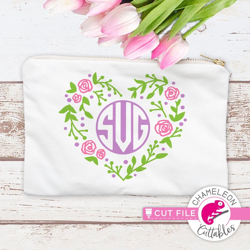 Free Free 98 Flower Monogram Frame Svg SVG PNG EPS DXF File